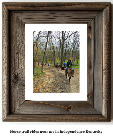 horse trail rides near me in Independence, Kentucky